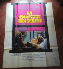 Ancienne affiche " LA CHAMBRE INDISCRETE " 1962  LESLIE CARON  120x160