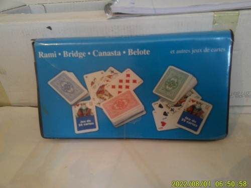 Coffret jeu cartes avec - coffret,