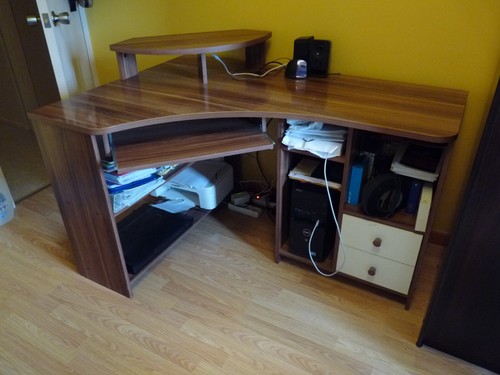 Bureau angle pour ordinateur - bureau,