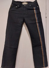rare pantalon KENZO homme jean noir coton + laine taille us 32 fr 38