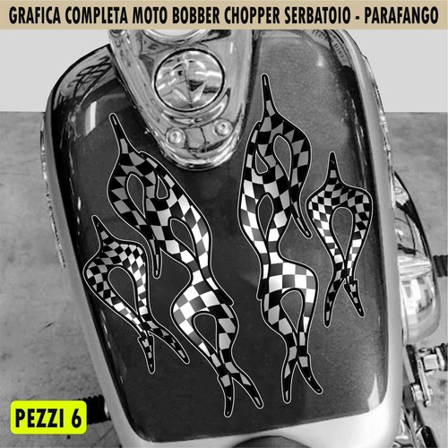 Kit6 autocollants moto