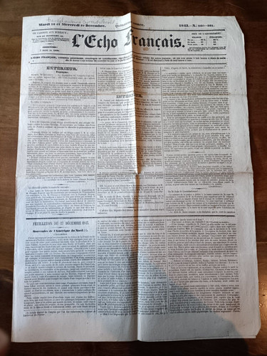 Vieux journal l echo - journal,