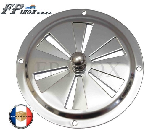 Grille aération ronde 102mm - grille,