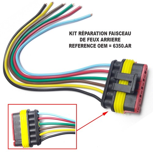Kit connectique platine feu - connectique,