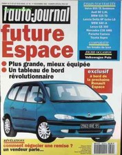 Future Renault Espace - L'auto journal - n° 19 - 1993 - revue magazine - voiture