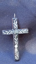 Pendentif Crucifix Croix Laque