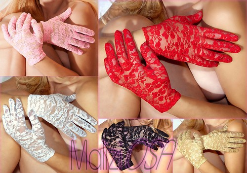 Gants dentelle femme - femme, court