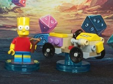 Fun Pack 71211 complet Bart Simpson + Gravity Sprinter LEGO Dimensions