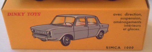 Boite dinky toys vide simca - boite,