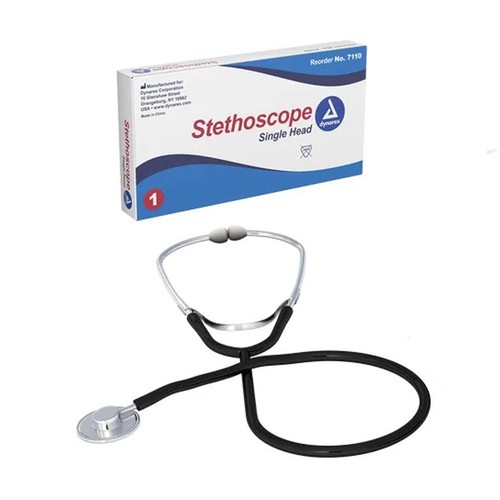 Dynarex stethoscope single - dynarex,