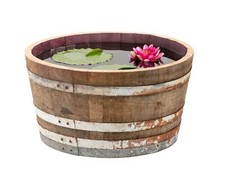 Demi-tonneau en bois,Pot à