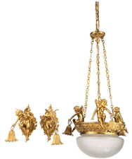 Français Antique Doré Bronze