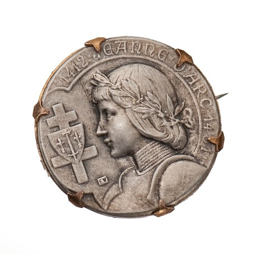 Ancienne broche médaille - ancienne,