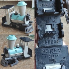 Épave NOREV TRAIN INTERLUDE MAURICE BRUNO jouet ancien S.G.D.G Licence RTF