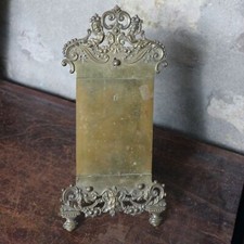 ancien cadre a poser en laiton