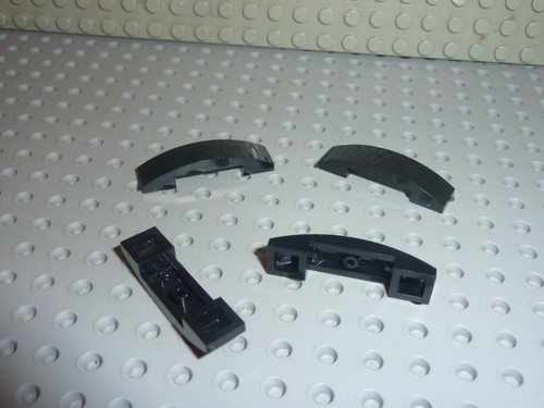 Lego black slope brick ref - lego,