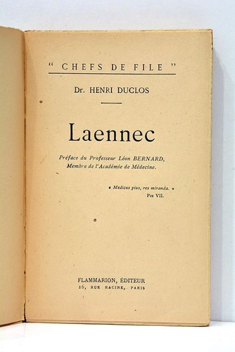 Laennec duclos paris 1949 - laennec,