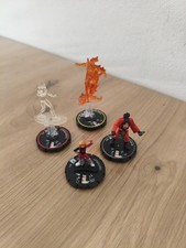 Lot figurines héroclix 4 fantastiques