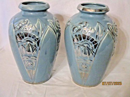 Superbe paire vases anciens - paire, de