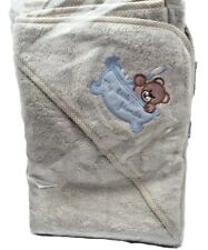 Cape de bain beige éponge