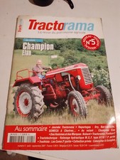 $$$ Revue Tractorama N°5 Champion Elan  Bobard  Fordson F  Relevage hydraulique