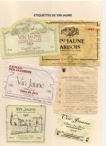 Lot etiquettes de vin - de,