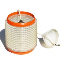 Petite suspension vintage space age tout plastique / orange