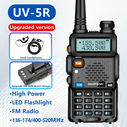 Talkie walkie baofeng 5r - walkie, uv-5r