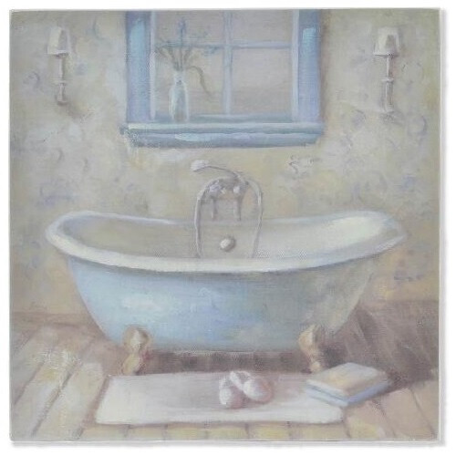 Cadre tableau bois baignoire - cadre,