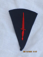 Insigne Commando Royal, Écusson En Tissu, Dague, Rouge/Marine