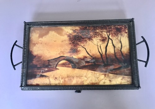 Plateau art déco fer - déco,