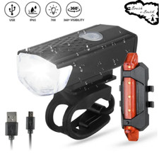 💡Eclairages LED Lampe Rechargeable Vélo Avant et Feu Arrière Velo Vtt