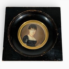Miniature Ancienne Portrait