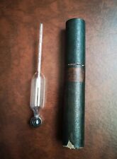 Ancien Petit Alcoomètre Laboratoires St Louis Vichy dans Étui Instrument Mesure