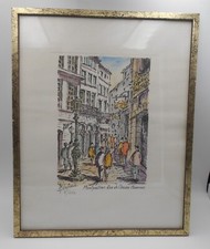 MONTFRANC GRAVURE ESTAMPE