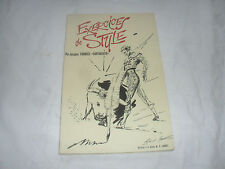 exercices de style , jacque frances " santiaguito " ,bibliophiles taurins , 1984