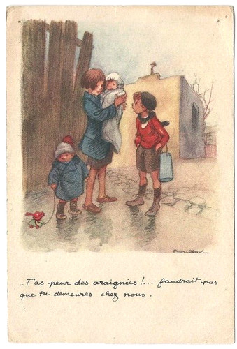 Cpa illustrateur poulbot - cpa,