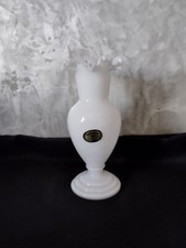 Vase Bohemia Crystalex en verre ou opline blanc