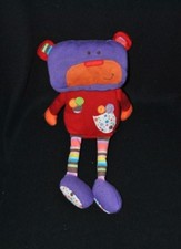 Peluche doudou ours robot FNAC