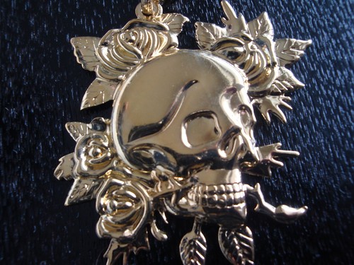 Skull cross and panther - cross,