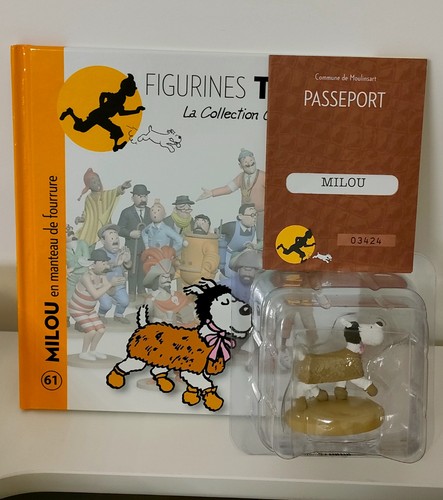 Tintin figurine milou en - figurine, n