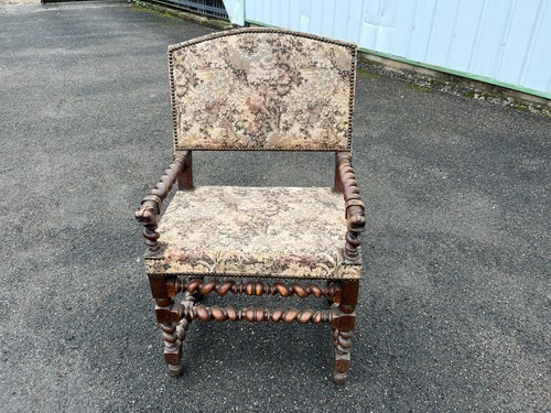 Fauteuil style louis xiii - style,