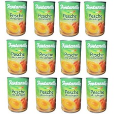 Fontaine Pêches Au Sirop 410 Gr - Carton 12 Pièces