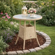 Table D'Appoint Table Rotin