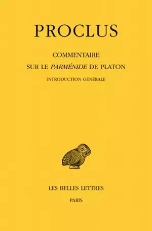 Commentaire sur parménide - commentaire,