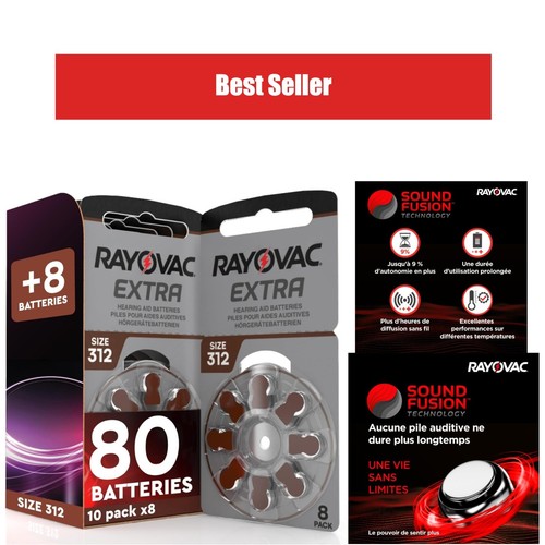 Rayovac extra 312 piles - rayovac,