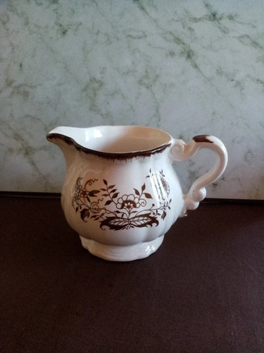 Pot lait faïence de - à,