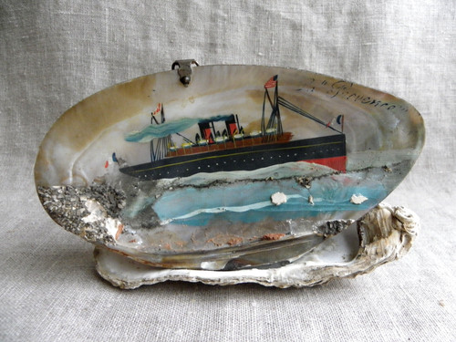 Ancien souvenir paquebot - souvenir,