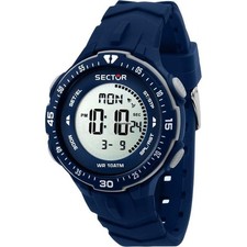Montre Homme SECTOR EX-26 R3251280002 Silicone Bleu Alarm Chrono Timer