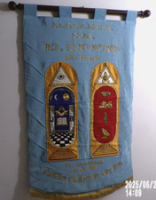 drapeau de Franc maçon   A La Gloire Du Grand Architecte De L'Univers  G.L.N.F